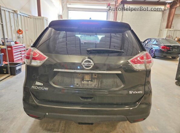 JN8AT2MV3GW141492 2016 NISSAN ROGUE Black Widok z tyłu
