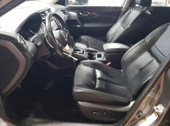 JN8AT2MV3HW002710 2017 NISSAN ROGUE Charcoal წინა სალონის ხედი