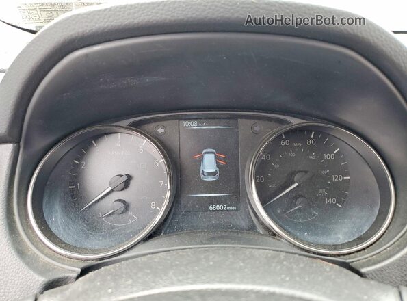 JN8AT2MV3HW017580 2017 NISSAN ROGUE Black Instrument cluster view