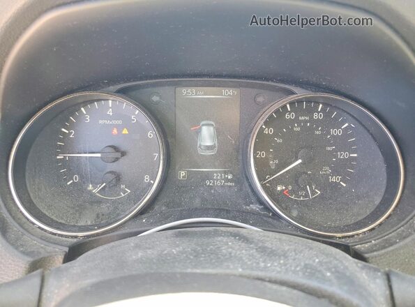 JN8AT2MV3HW260256 2017 NISSAN ROGUE Silver Սարքավորումների վահանակի տեսք