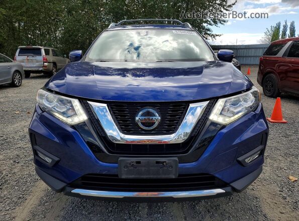 JN8AT2MV3JW355003 2018 NISSAN ROGUE Синий Вид подкапотного пространства