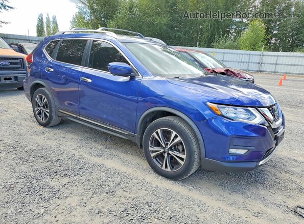 JN8AT2MV3JW355003 2018 NISSAN ROGUE Синий Вид щитка приборов