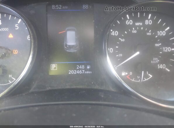 JN8AT2MV3KW370490 2019 NISSAN ROGUE Black უკანა სავარძლების ხედი