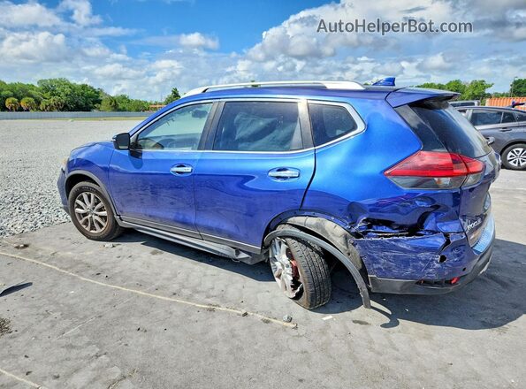 JN8AT2MV3KW377391 2019 NISSAN ROGUE Blue უკანა მარცხენა