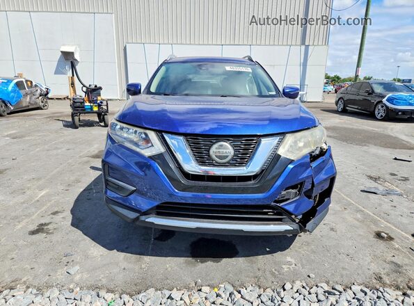 JN8AT2MV3KW377391 2019 NISSAN ROGUE Blue წინა ხედი