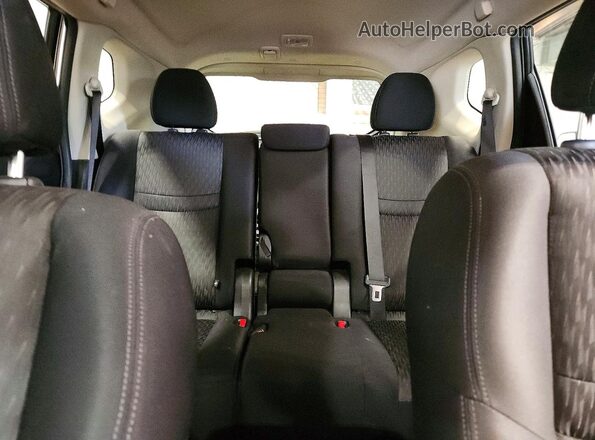 JN8AT2MV3KW381926 2019 NISSAN ROGUE Black Հետևի նստատեղերի տեսք