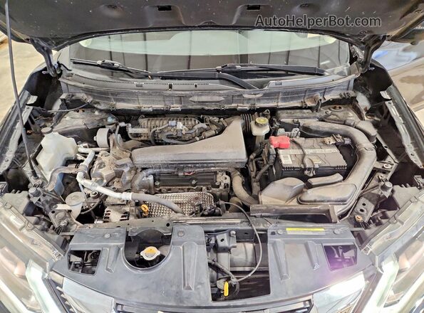 JN8AT2MV3KW381926 2019 NISSAN ROGUE Black Շարժիչի բաժամունքի տեսք
