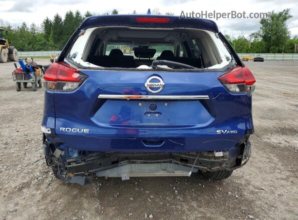 JN8AT2MV3LW103884 2020 NISSAN ROGUE Blue Rear view