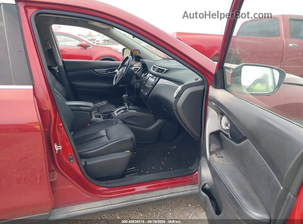 JN8AT2MV4GW154767 2016 NISSAN ROGUE Maroon Front interior view