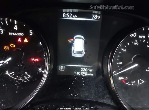 JN8AT2MV4HW010234 2017 NISSAN ROGUE Blue Հետևի նստատեղերի տեսք