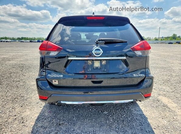 JN8AT2MV4JW320373 2018 NISSAN ROGUE Black Вид ззаду