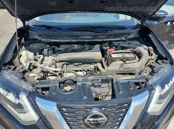 JN8AT2MV4JW320373 2018 NISSAN ROGUE Black Вид підкапотного простору