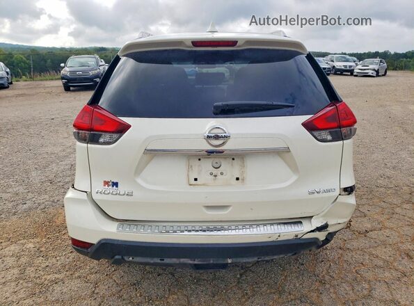 JN8AT2MV4JW326643 2018 NISSAN ROGUE White უკანა ხედი