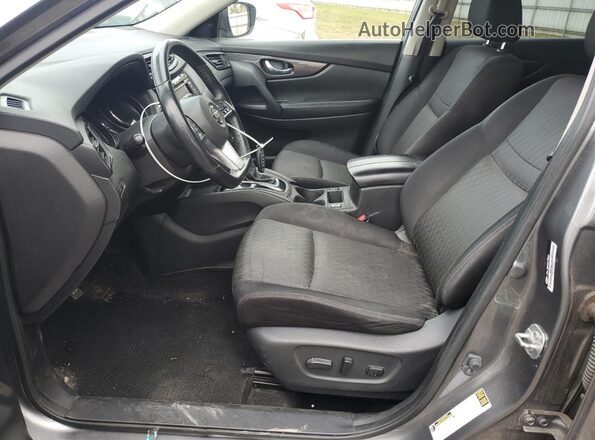 JN8AT2MV4KW373219 2019 NISSAN ROGUE Gray წინა სალონის ხედი