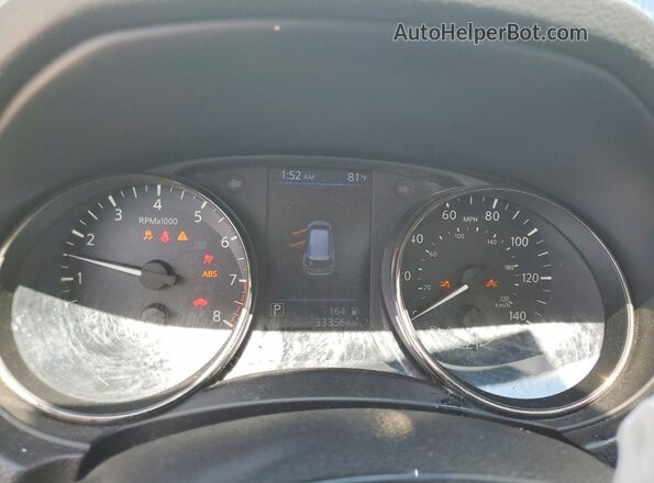 JN8AT2MV4LW121097 2020 NISSAN ROGUE Белый Вид щитка приборов