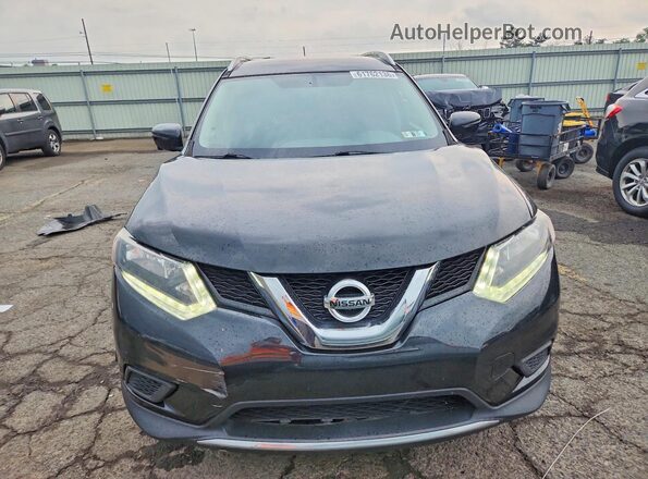 JN8AT2MV5GW142255 2016 NISSAN ROGUE Black Вид спереду