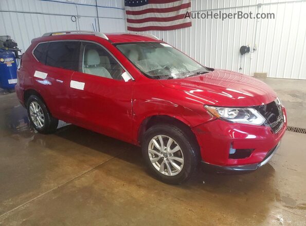 JN8AT2MV5HW002045 2017 NISSAN ROGUE Красный Передняя правая четверть
