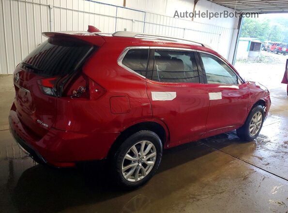 JN8AT2MV5HW002045 2017 NISSAN ROGUE Красный Задняя правая четверть