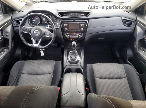 JN8AT2MV5HW007522 2017 NISSAN ROGUE Blue Dashboard view