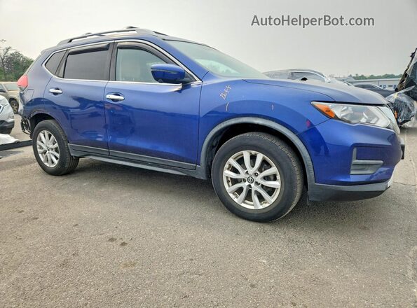 JN8AT2MV5HW028161 2017 NISSAN ROGUE Blue Передня права чверть