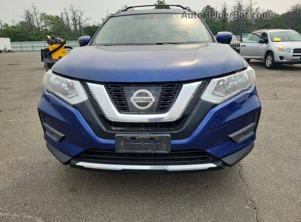 JN8AT2MV5HW028161 2017 NISSAN ROGUE Blue Вид спереду