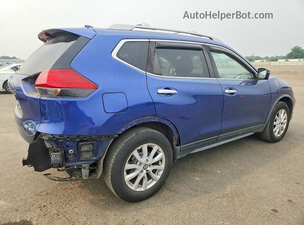 JN8AT2MV5HW028161 2017 NISSAN ROGUE Blue Задня права чверть