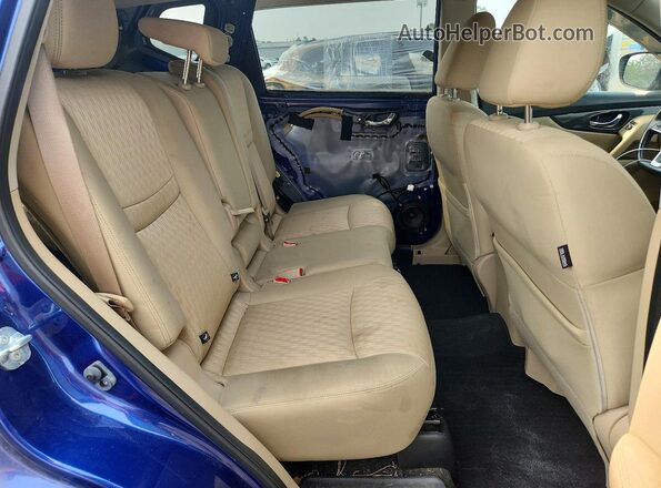 JN8AT2MV5HW028161 2017 NISSAN ROGUE Blue Вид задніх сидінь