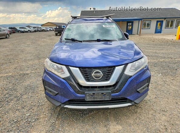 JN8AT2MV5KW376923 2019 NISSAN ROGUE Blue წინა ხედი