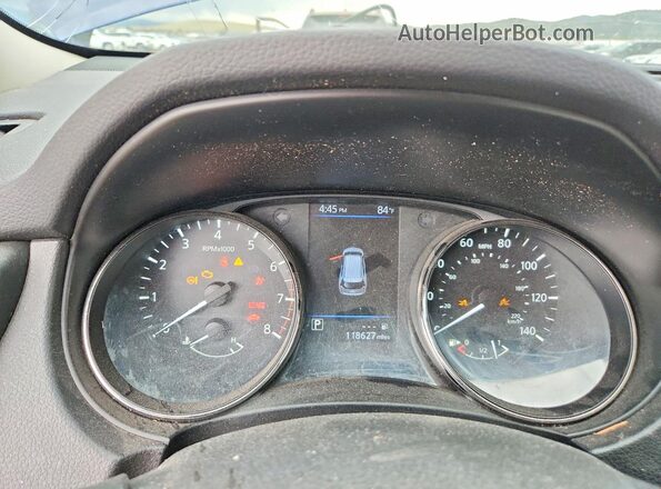 JN8AT2MV5KW376923 2019 NISSAN ROGUE Blue ხელსაწყოთა პანელის ხედი