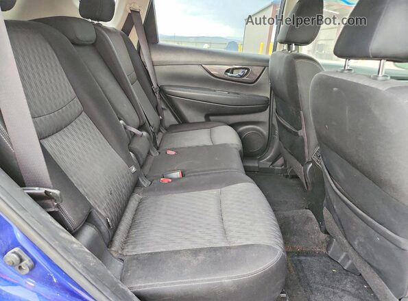 JN8AT2MV5KW376923 2019 NISSAN ROGUE Blue უკანა სავარძლების ხედი