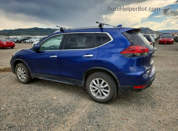 JN8AT2MV5KW376923 2019 NISSAN ROGUE Blue უკანა მარცხენა