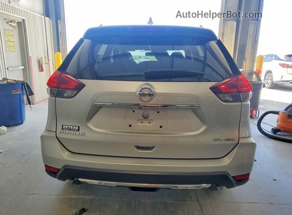 JN8AT2MV6HW001650 2017 NISSAN ROGUE Silver უკანა ხედი