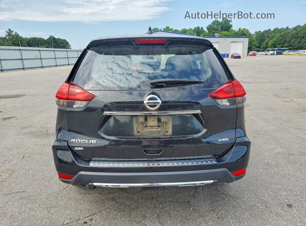 JN8AT2MV6HW013944 2017 NISSAN ROGUE Black Հետևի տեսք