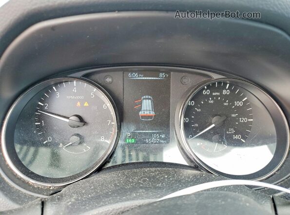 JN8AT2MV6HW013944 2017 NISSAN ROGUE Black Սարքավորումների վահանակի տեսք