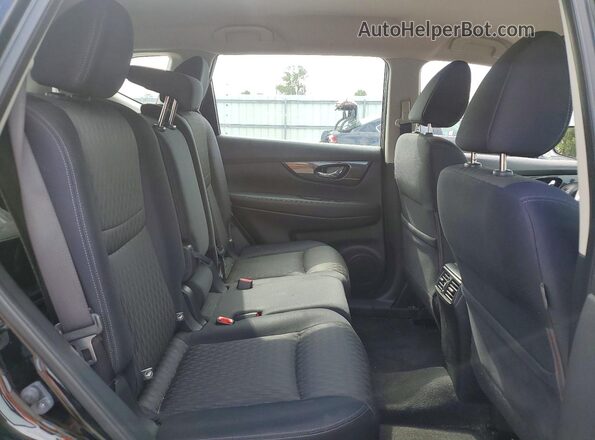 JN8AT2MV6HW013944 2017 NISSAN ROGUE Black Հետևի նստատեղերի տեսք