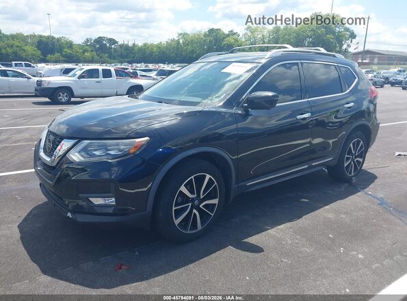 JN8AT2MV6JW301047 2018 NISSAN ROGUE Black წინა მარცხენა ხედი სამი მეოთხედიდან