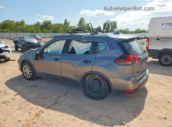 JN8AT2MV6JW301078 2018 NISSAN ROGUE Серый Задняя левая четверть