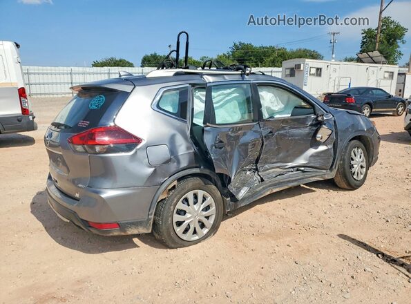 JN8AT2MV6JW301078 2018 NISSAN ROGUE Серый Задняя правая четверть