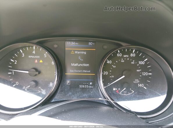 JN8AT2MV6KW384223 2019 NISSAN ROGUE SV AWD Gray Widok tylnych siedzeń