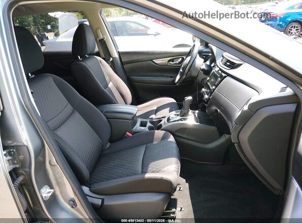 JN8AT2MV6KW384223 2019 NISSAN ROGUE SV AWD Gray Widok wnętrza z przodu