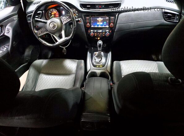 JN8AT2MV6LW108156 2020 NISSAN ROGUE Black Առջևի վահանակի տեսք