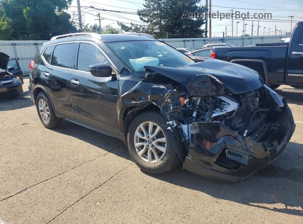 JN8AT2MV6LW123398 2020 NISSAN ROGUE Черный Передняя правая четверть