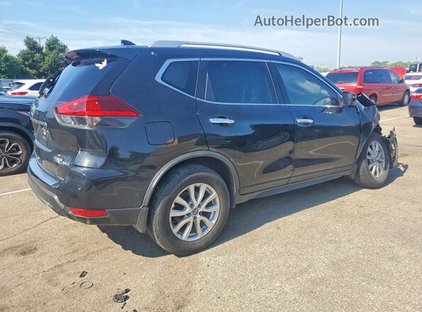 JN8AT2MV6LW123398 2020 NISSAN ROGUE Черный Задняя правая четверть