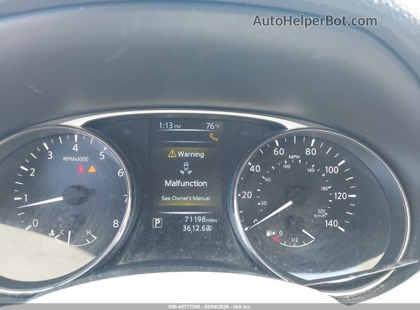 JN8AT2MV7GW145772 2016 NISSAN ROGUE Black უკანა სავარძლების ხედი