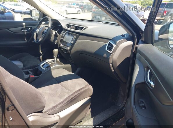 JN8AT2MV7GW145772 2016 NISSAN ROGUE Black წინა სალონის ხედი
