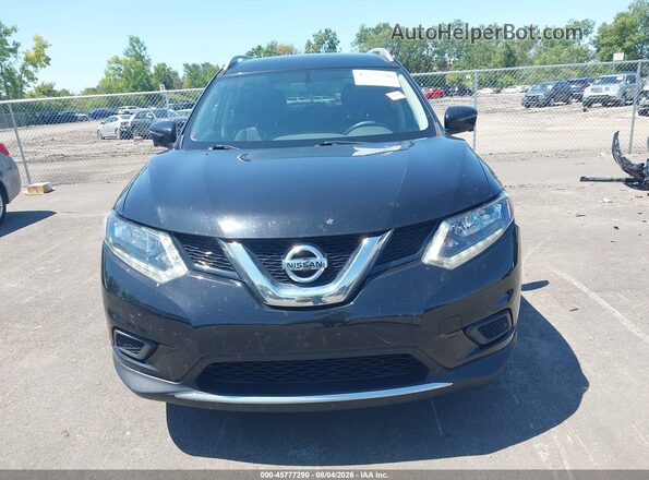 JN8AT2MV7GW145772 2016 NISSAN ROGUE Black ხელსაწყოთა პანელის ხედი