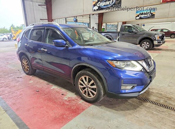 JN8AT2MV7HW004296 2017 NISSAN ROGUE Blue Przód prawy