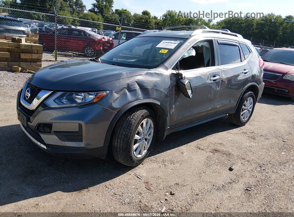 JN8AT2MV7HW016979 2017 NISSAN ROGUE Серый Передняя левая четверть