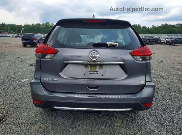 JN8AT2MV7HW253584 2017 NISSAN ROGUE Gray Widok z tyłu