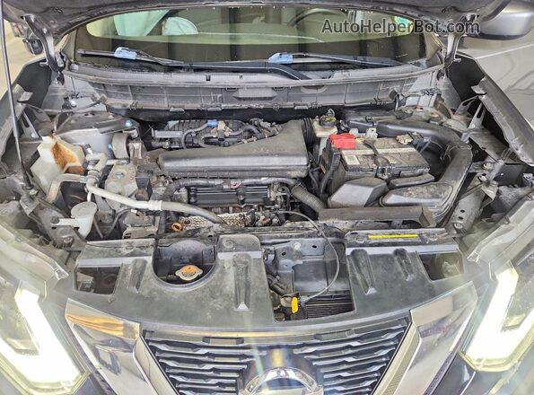 JN8AT2MV7HW264486 2017 NISSAN ROGUE Gray Widok wnętrza z tyłu